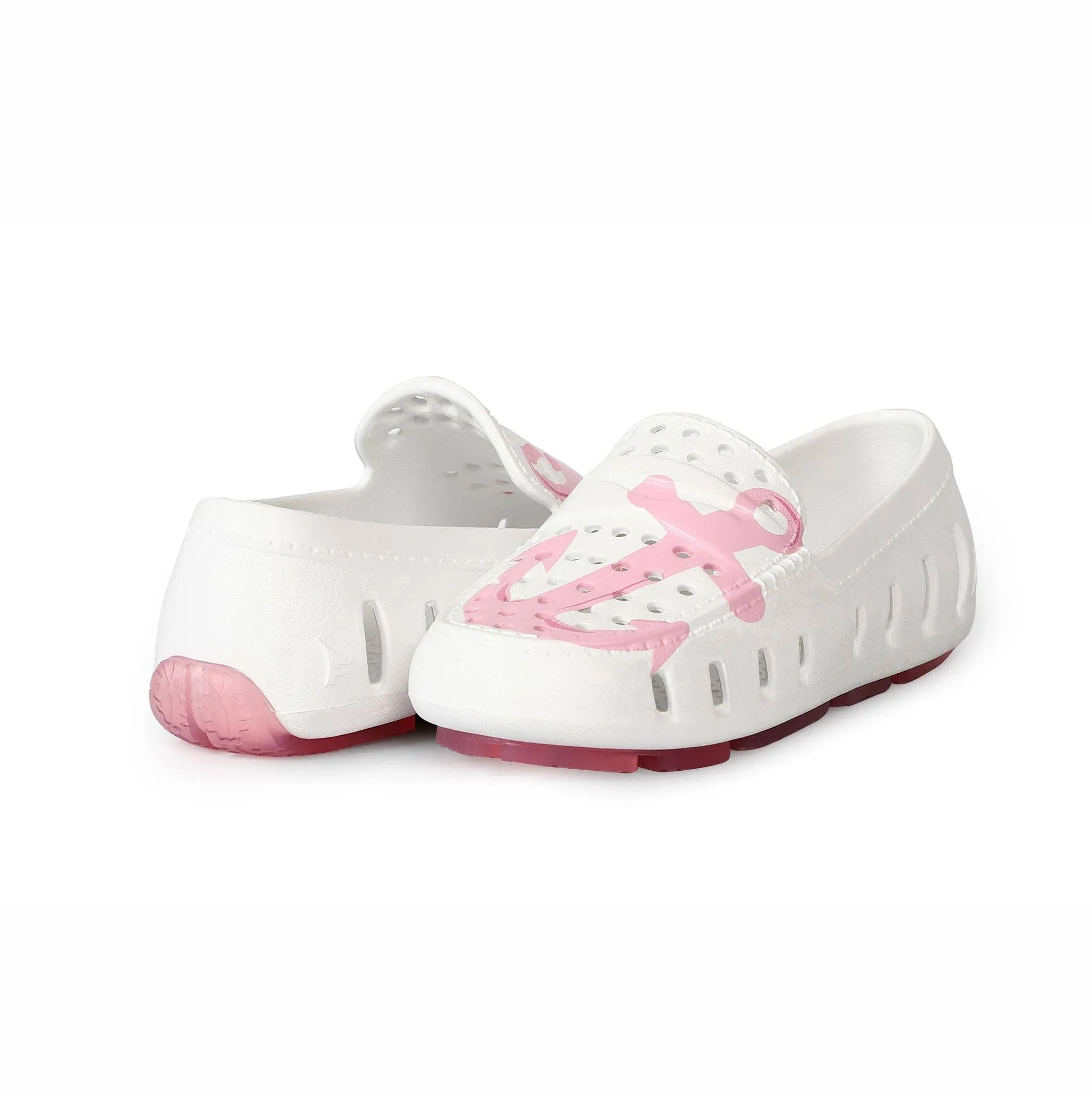 White/Rose Anchor Prodigy Loafer