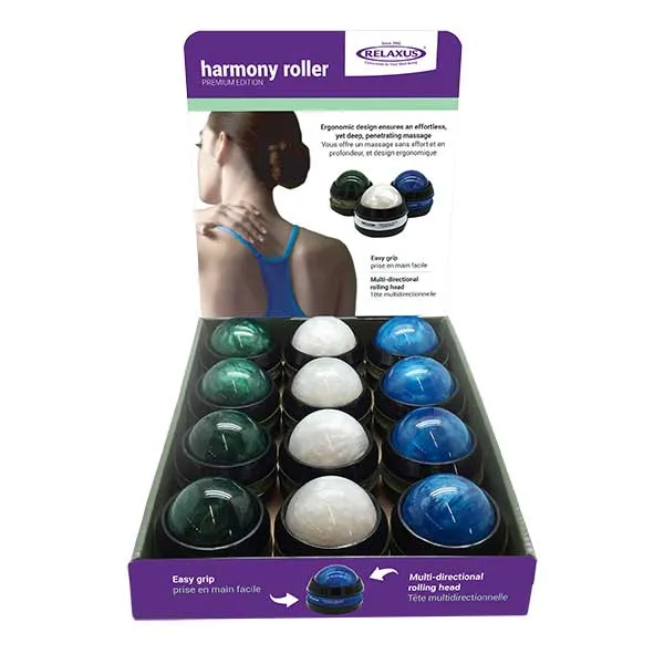 Wholesale Harmony Handheld Massage Rollers (Classic Edition) - Displayer of 12