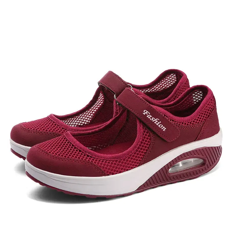 women's Air Cushion Mary Jane Sneakers