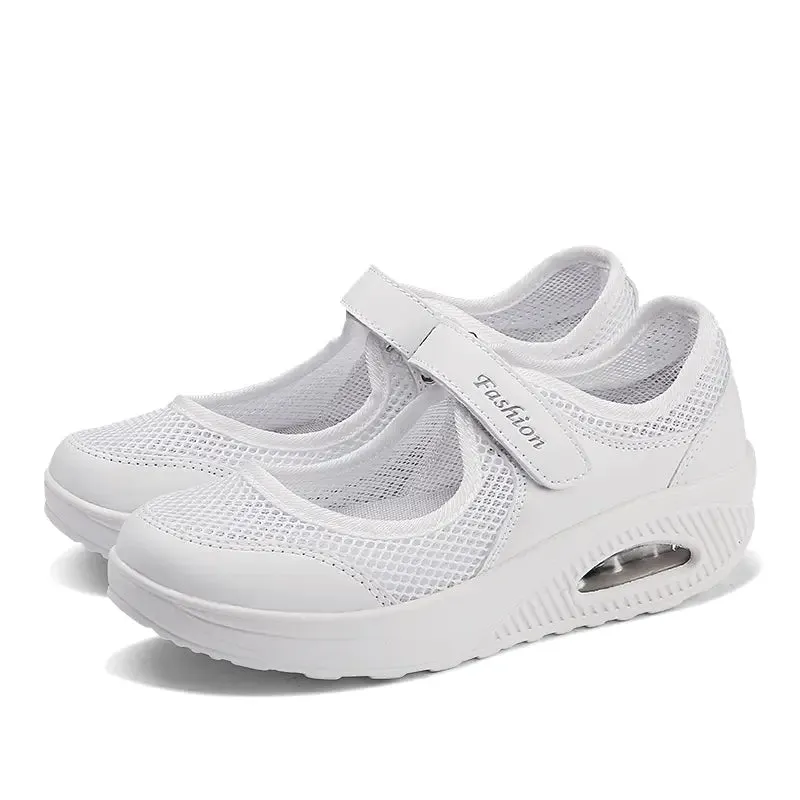 women's Air Cushion Mary Jane Sneakers