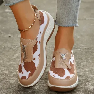Women's Cow Print Shoes