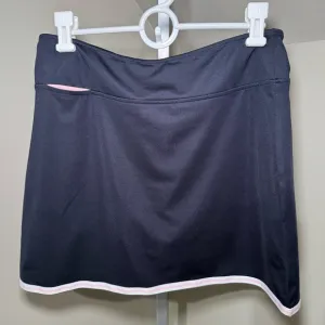 Women's Envy Skort Pull-On A-Line Stretch Skort by Golftini navy with pink trim