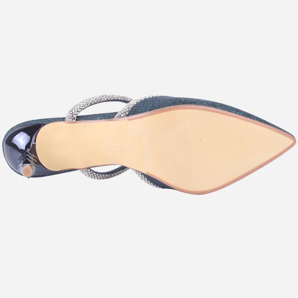 Women's "SONAB" Pointy Embellished Sandals