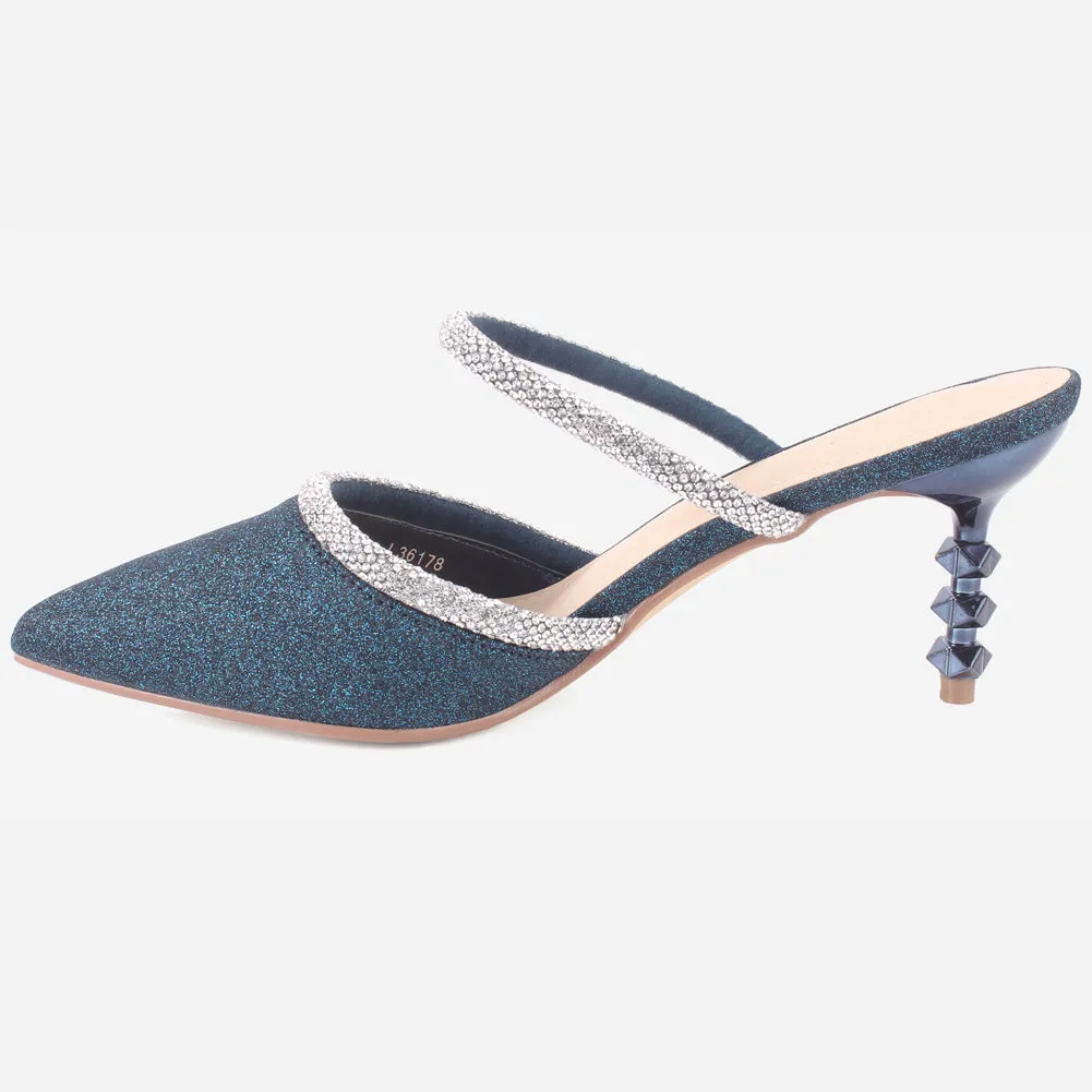 Women's "SONAB" Pointy Embellished Sandals