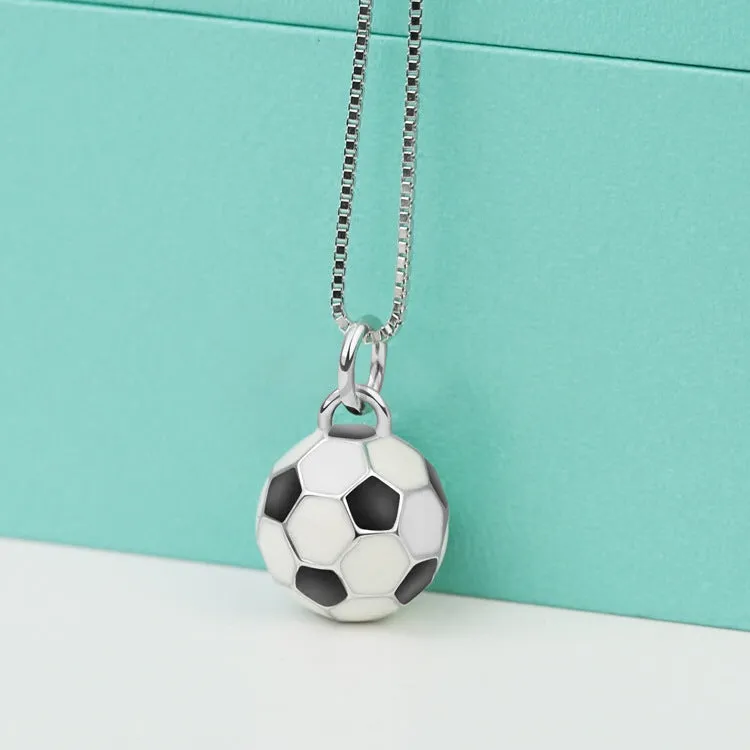 World Cup Soccer Ball Pendant Necklace