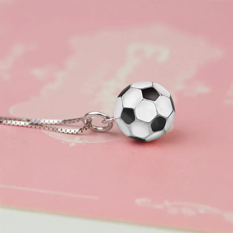 World Cup Soccer Ball Pendant Necklace