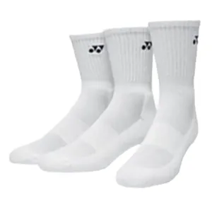 Yonex Mid Cut 3-Pairs Socks (White)