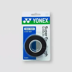 YONEX Super Grap Tough AC137EX Black (3 Pack)